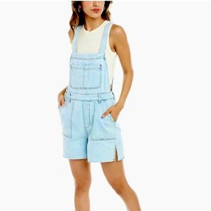 NWT WeWoreWhat Overall Shorts